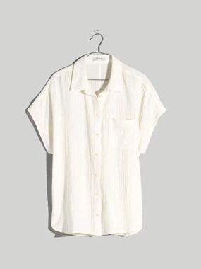 Madewell Lightspun Boxy Button-Down Shirt 1146